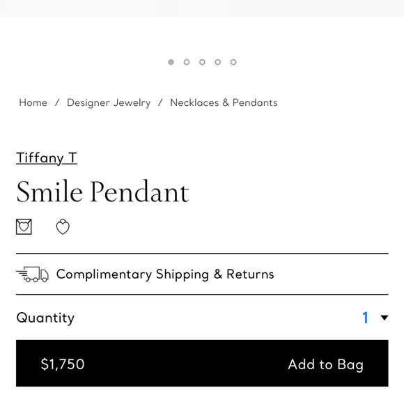 NEW Tiffany&Co T Smile 18k Rose Gold Diamond Necklace w/ Receipt Full Packaging - Picture 3 of 14